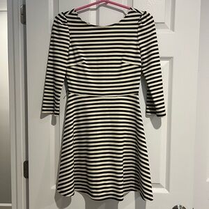 Black and white classic dress